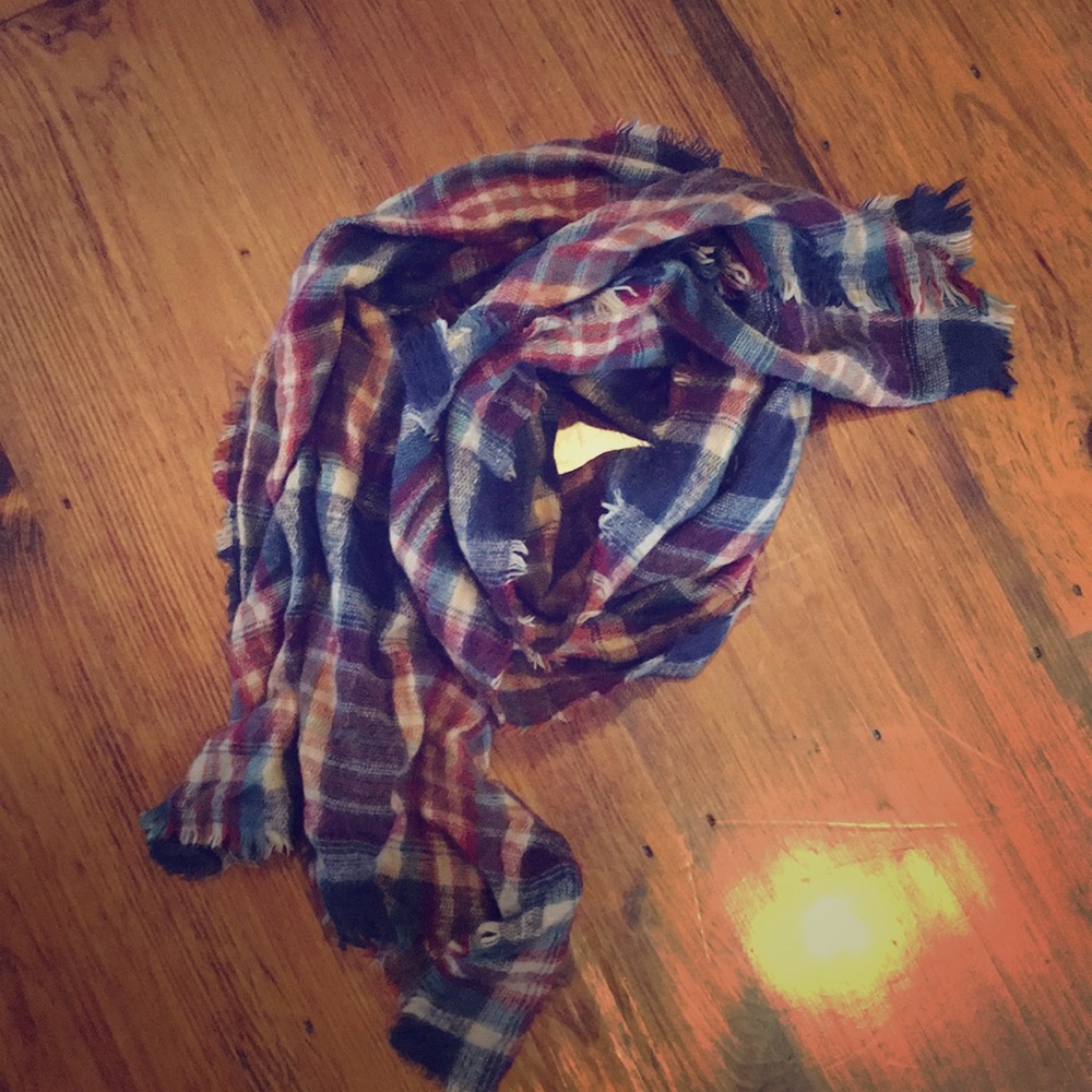 Cute plaid fall scarf